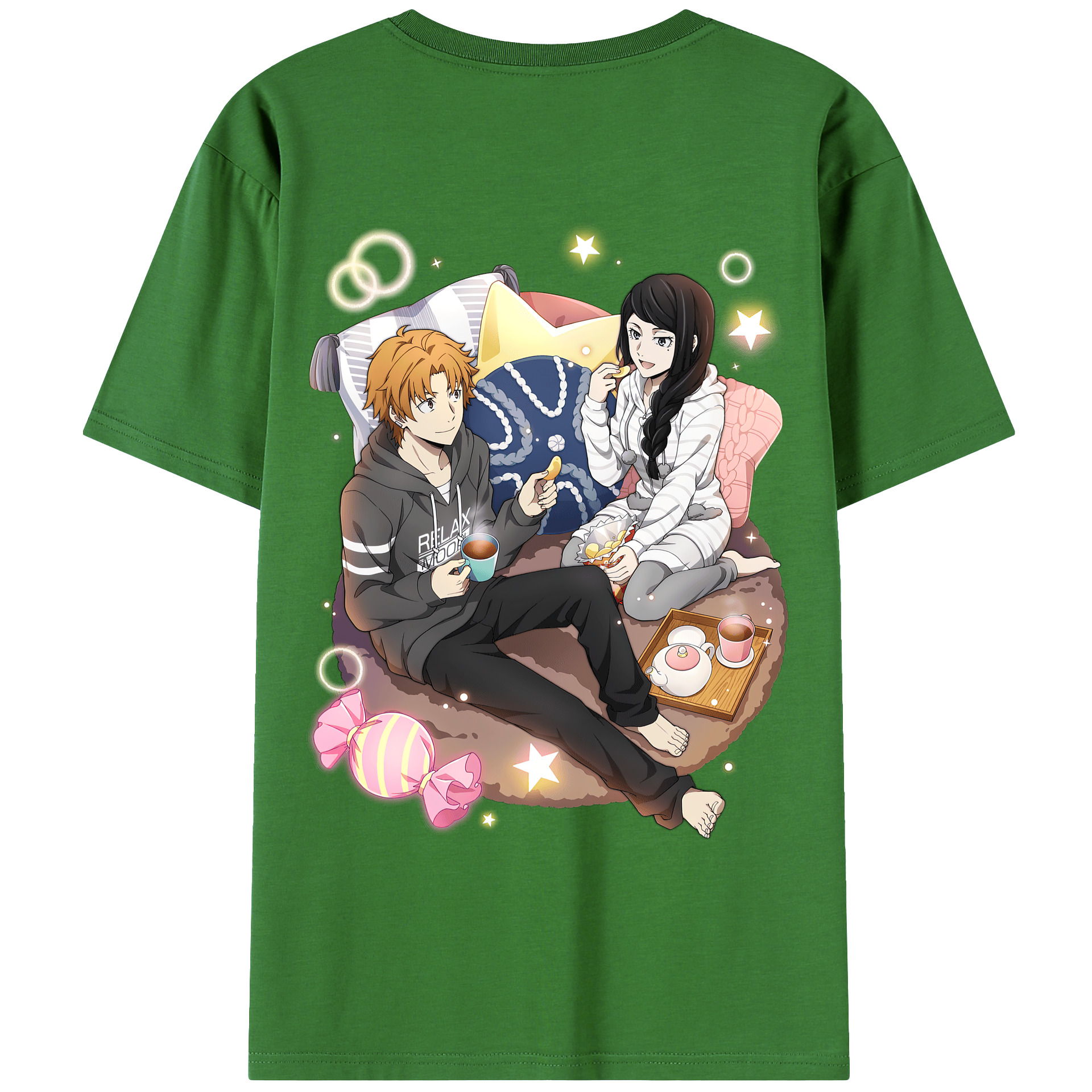 （画像用） 文豪ストレイドッグス Bungo Stray Dogs レディース半袖Tシャツ(バックプリント)
